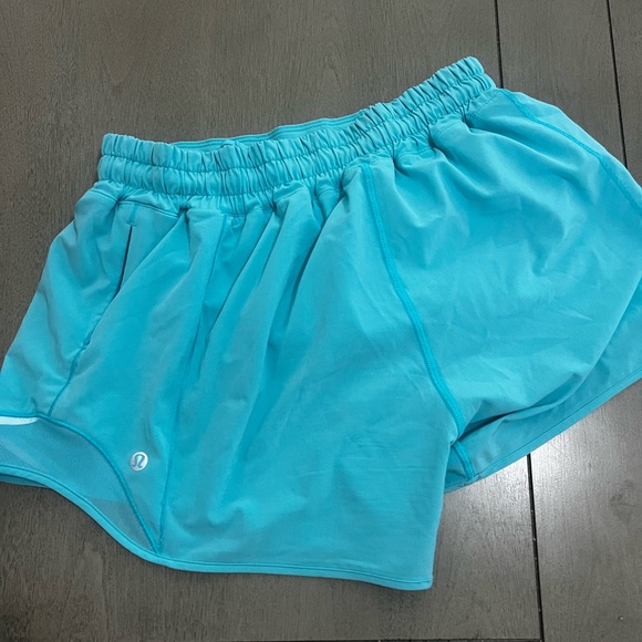 COPY - Lululemon bright teal shorts - Picture 1 of 1